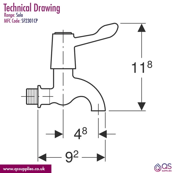 Technical drawing QS-V115159 / SF2301CP