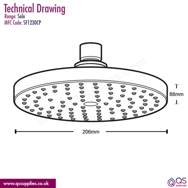 Technical drawing QS-V115160 / SF1230CP