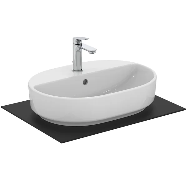 Alternate image of Ideal Standard I.Life-O Oval Ceramic Countertop Vessel Basin - Gloss White
