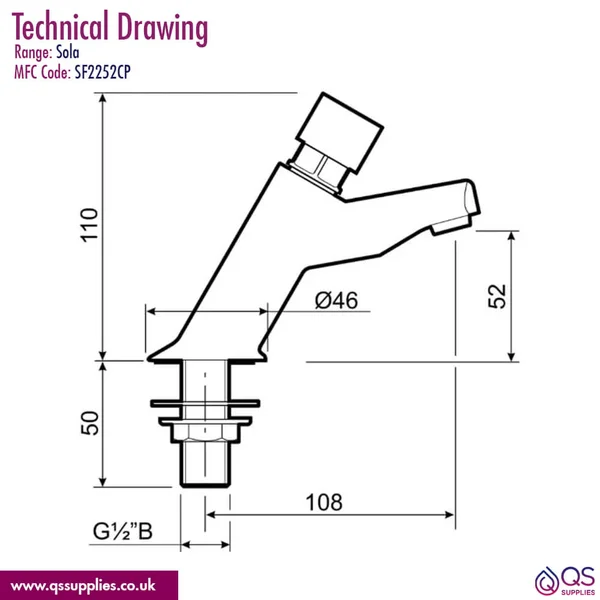Technical drawing QS-V115176 / SF2252CP