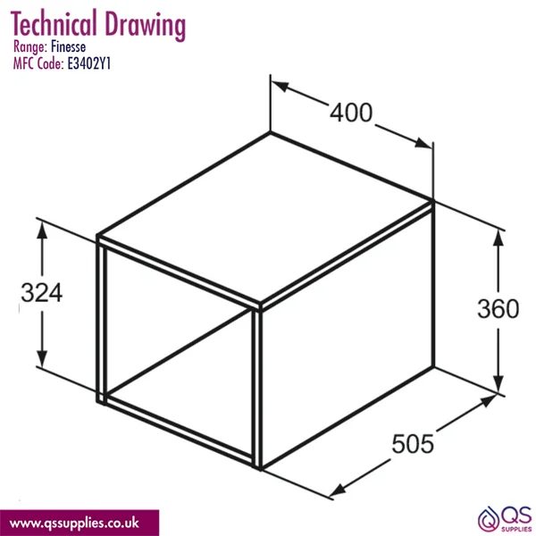 Technical drawing QS-V117275 / E3402Y1