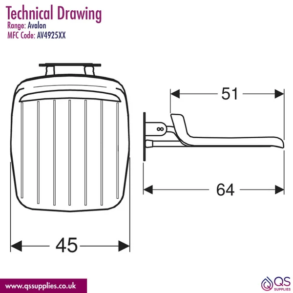 Technical drawing QS-V113744 / AV4925XX