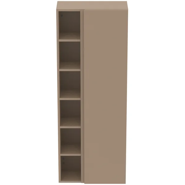 Alternate image of Ideal Standard Finesse Wall Hung Tall Unit with Open Shelves - Handle-Less - 1 Door