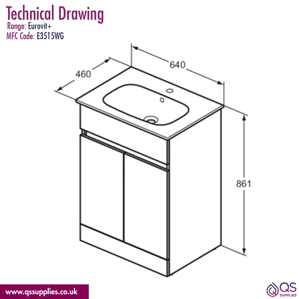 Technical drawing QS-V115781 / E3515WG