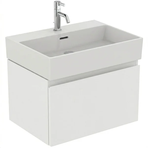 Ideal Standard Finesse Wall Hung Full-Depth Vanity Unit - 1 Drawer - 375mm High