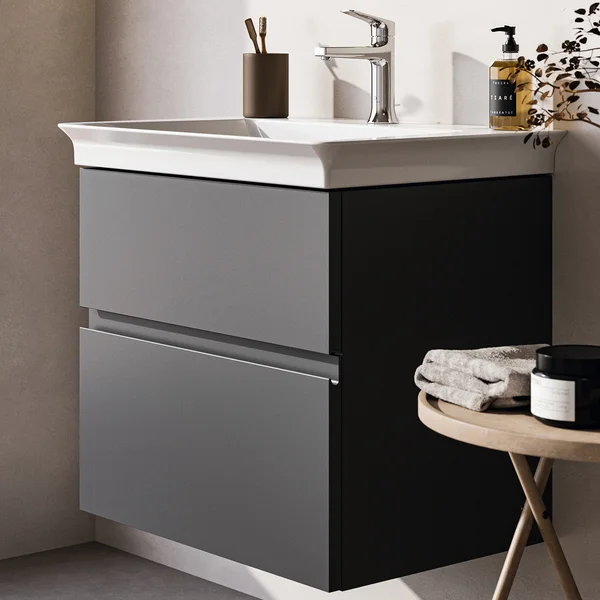 Alternate image of Ideal Standard Finesse Wall Hung Vanity Unit - Handle-Less - 2 Drawers - 550mm High