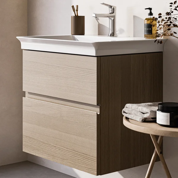Alternate image of Ideal Standard Finesse Wall Hung Vanity Unit - Handle-Less - 2 Drawers - 550mm High