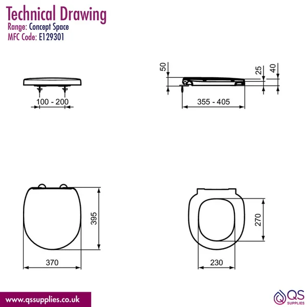 Technical drawing QS-V113749 / E129301