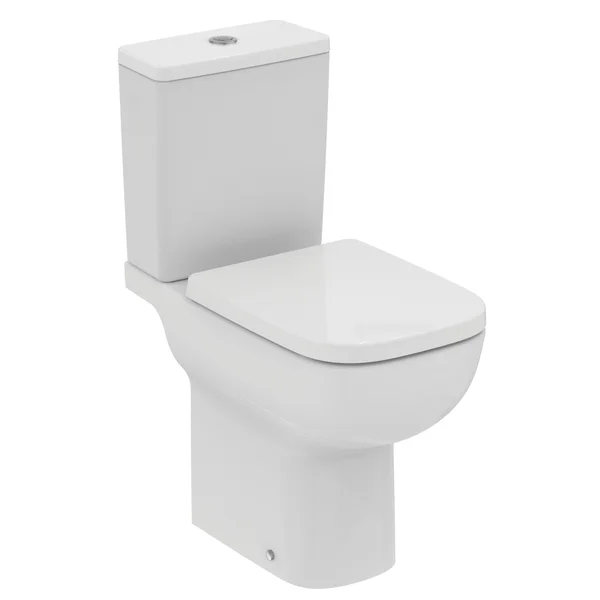 Alternate image of Ideal Standard I.Life-A Floorstanding Open Back Close Coupled Rimless WC Pan - 360 x 665mm