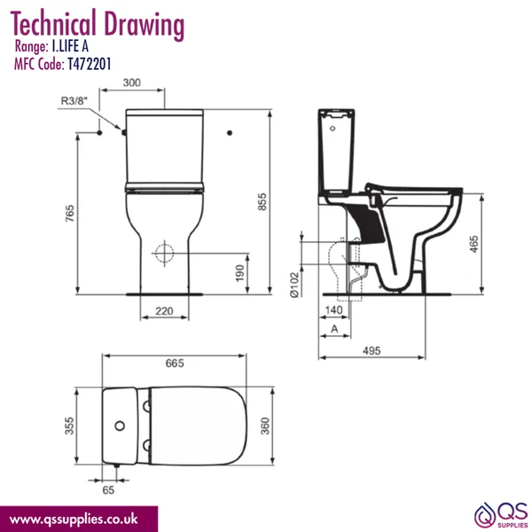 Technical drawing QS-V116315 / T472201