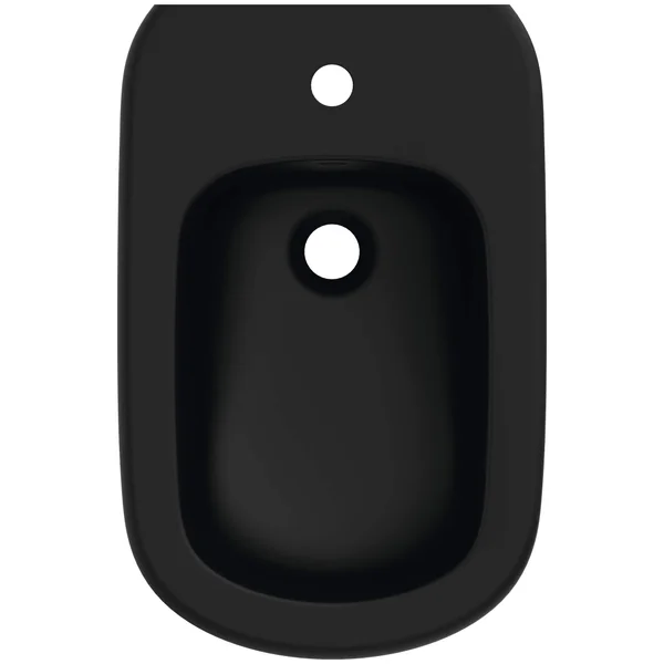 Alternate image of Ideal Standard Tesi Floorstanding Back-To-Wall Matt Black Bidet - 550mm Projection