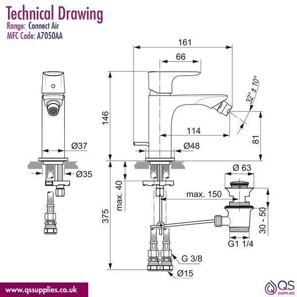 Technical drawing QS-V110693 / A7050AA
