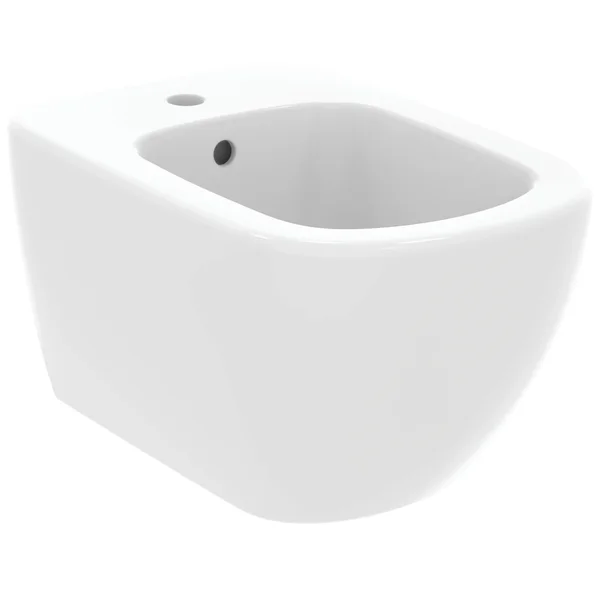 Ideal Standard Tesi Wall Mounted Bidet - 1 Taphole - 530mm Projection