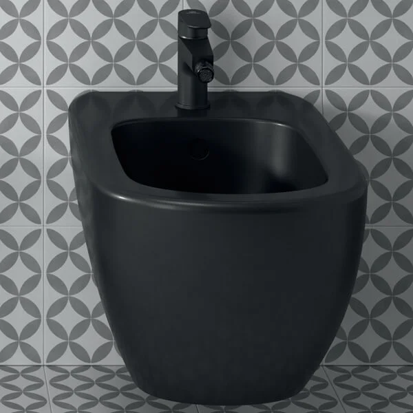 Alternate image of Ideal Standard Tesi Wall Mounted Bidet - 1 Taphole - 530mm Projection