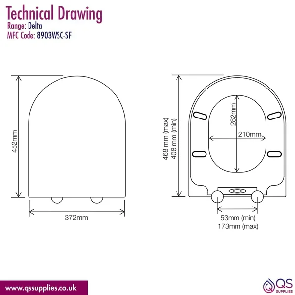 Technical drawing QS-V99532 / 8903WSC-SF