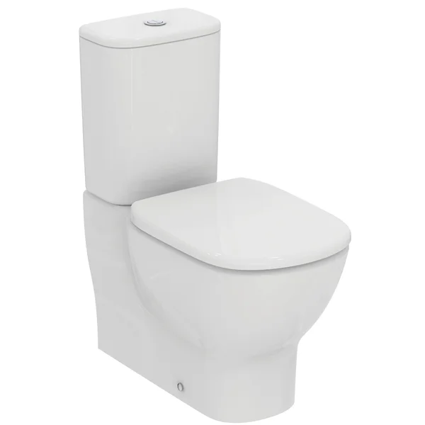 Ideal Standard Tesi Close Coupled Back To Wall WC Pan - Aquablade Technology - 365 x 665mm