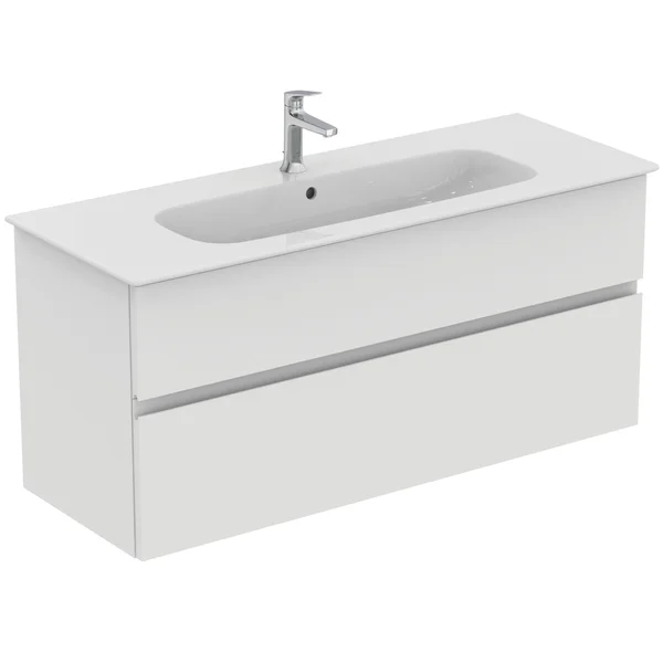 Alternate image of Ideal Standard Finesse Wall Hung Vanity Unit - Handle-Less - 2 Drawers - 550mm High