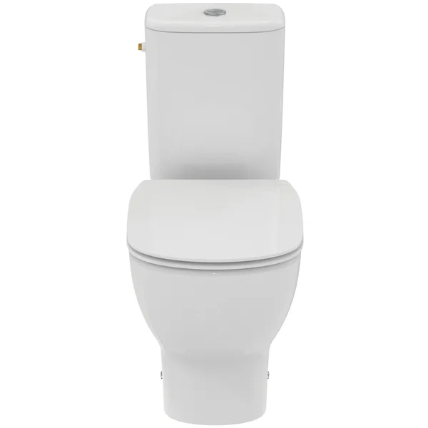 Ideal Standard Tesi Close Coupled WC Pan - Open Back - Aquablade Technology - 365 x 665mm