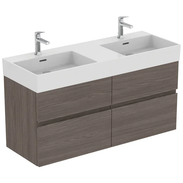 Additional image of Ideal Standard Finesse Wall Mounted Basin Unit - Handle-Less - 4 Drawer - 1200 x 545mm