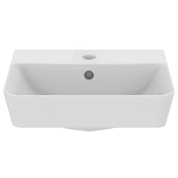 Additional image of Ideal Standard Connect Air 1 Tap Hole Cube Handrinse Basin with Overflow - 400 x 350mm