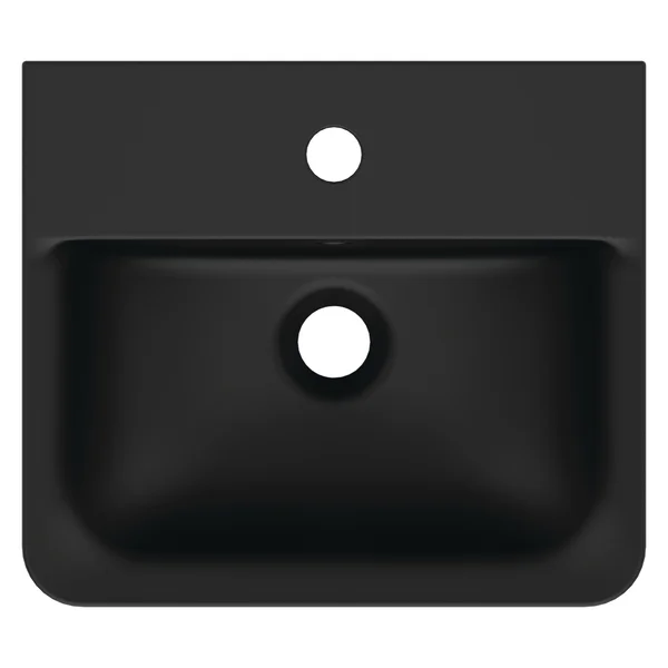 Alternate image of Ideal Standard Connect Air 1 Tap Hole Cube Handrinse Basin with Overflow - 400 x 350mm