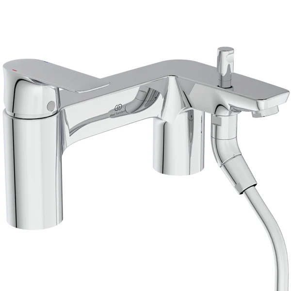 Alternate image of Ideal Standard Connect Air Bath Filler Tap - Flat Handle and Spout - Deck Mounted