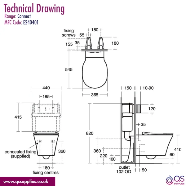 Technical drawing QS-V115195 / E240401