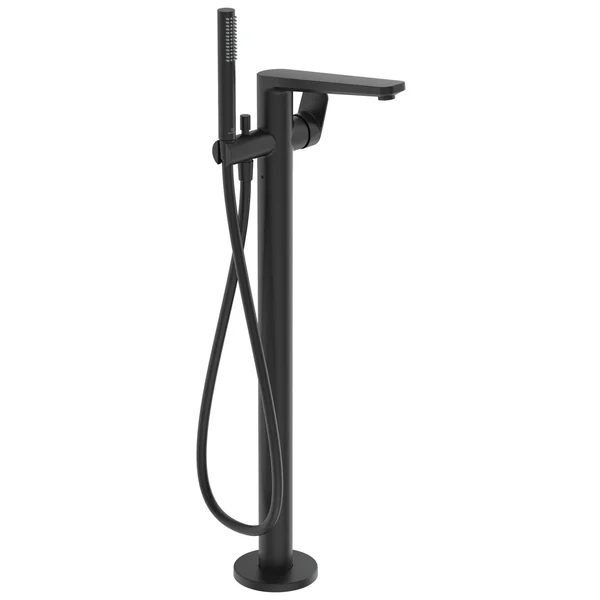 Additional image of Ideal Standard Tonic II Side Action Freestanding Bath Shower Mixer Tap with Handset - Flat Handle