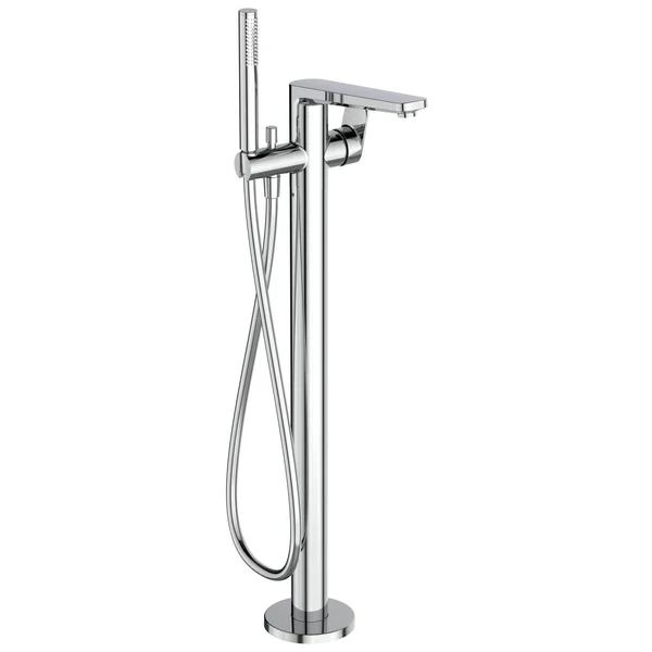 Ideal Standard Tonic II Side Action Freestanding Bath Shower Mixer Tap with Handset - Flat Handle