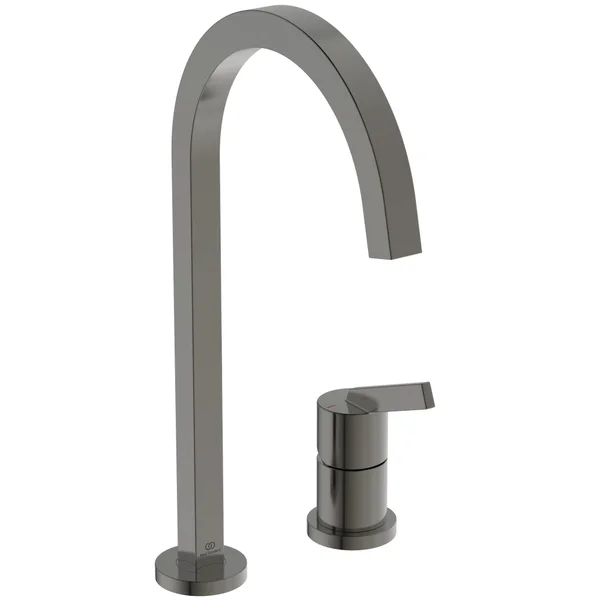 Additional image of Ideal Standard Gusto Square C-Shaped Kitchen Mixer Tap - Lever Handle