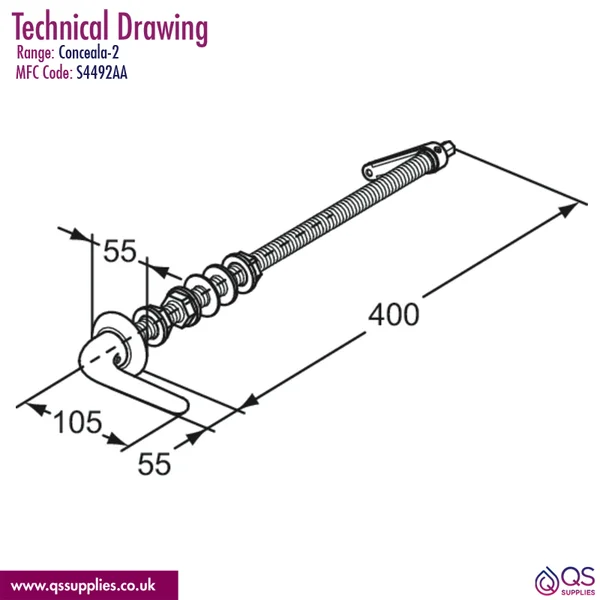 Technical drawing QS-V116317 / S4492AA