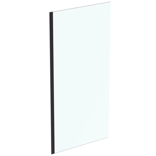 Additional image of Ideal Standard Connect-2 Frameless Walk in Shower Screen - Silk Black Aluminium Profile