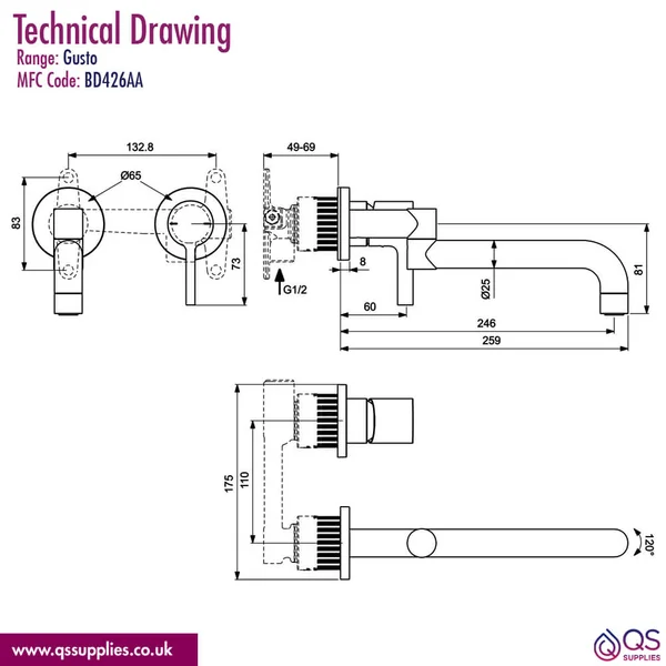 Technical drawing QS-V113762 / BD426AA