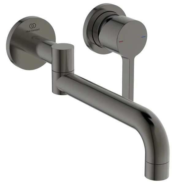 Additional image of Ideal Standard Gusto Wall Mounted Kitchen Sink Mixer Tap - 2 Hole - Swivel Spout