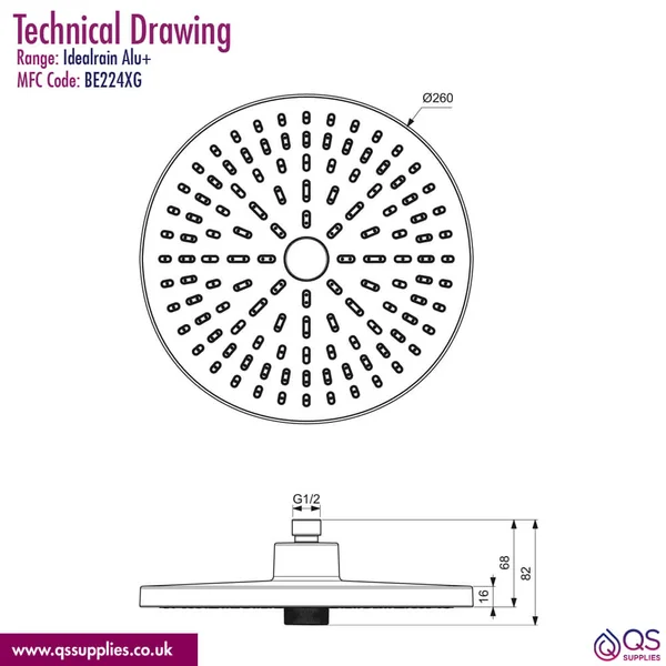 Technical drawing QS-V113763 / BE224XG