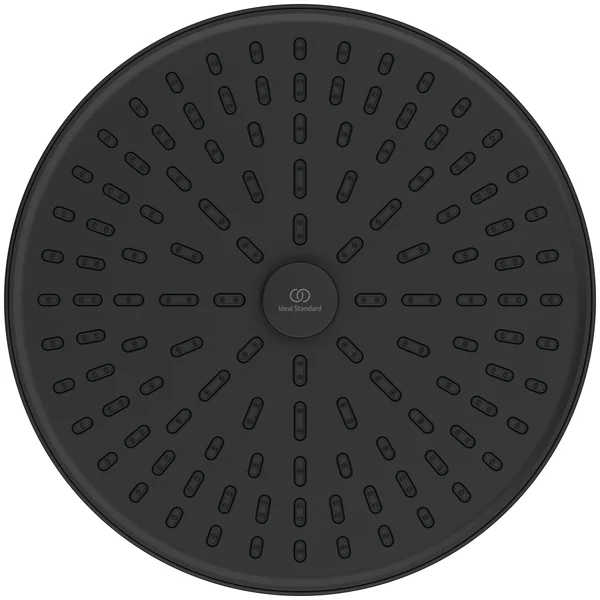 Additional image of Ideal Standard Idealrain Alu+ Round Fixed Silk Black Shower Head