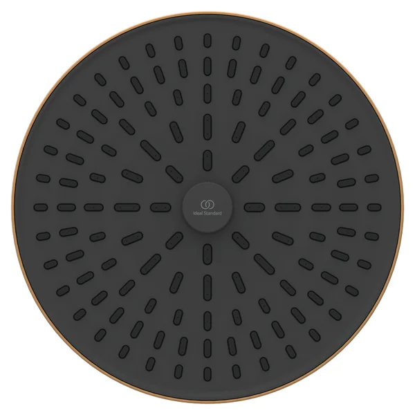 Additional image of Ideal Standard Idealrain Alu+ Round Fixed Shower Head - Bronze