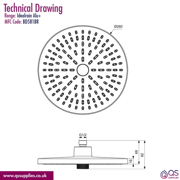 Technical drawing QS-V113764 / BD581BR