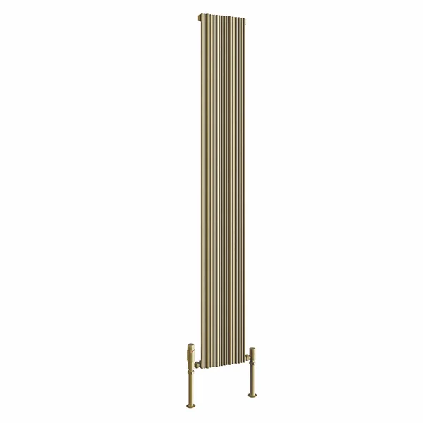 Alternate image of Kartell K-Rad Quebec Designer Vertical Tubes Radiator - Aluminium - 1775mm High
