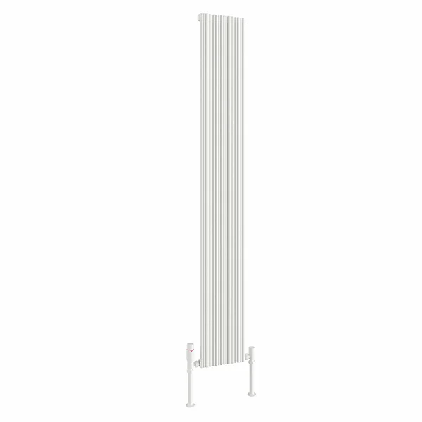 Kartell K-Rad Quebec Designer Vertical Tubes Radiator - Aluminium - 1775mm High