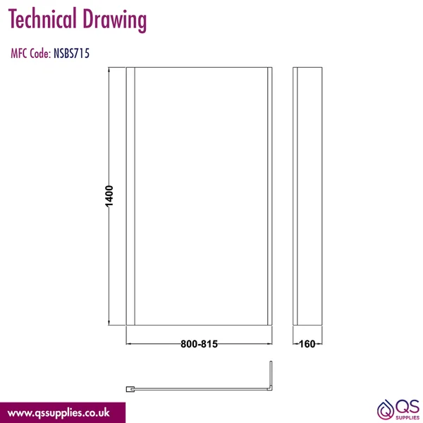 Technical drawing QS-V113341 / NSBS715