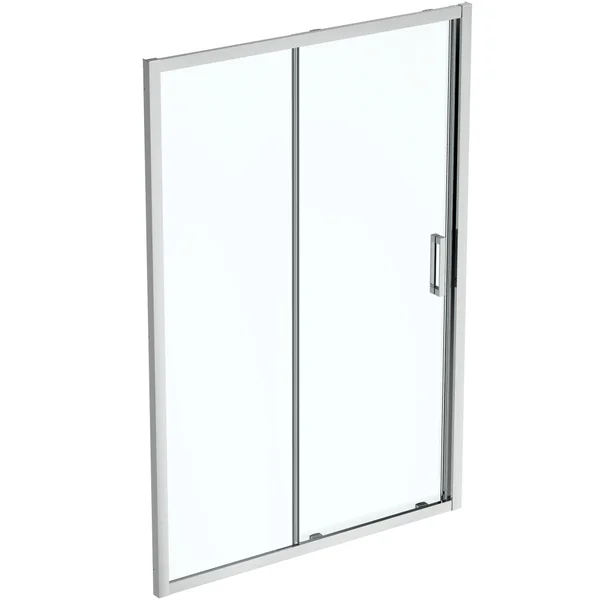 Alternate image of Ideal Standard Connect-2 Sliding Shower Door with Handle - Aluminium Profile
