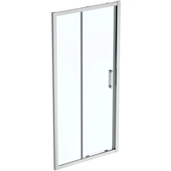 Ideal Standard Connect-2 Sliding Shower Door with Handle - Aluminium Profile