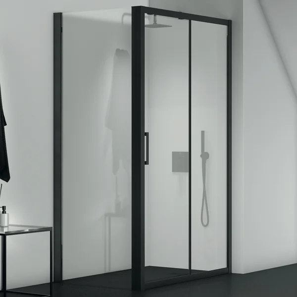 Alternate image of Ideal Standard Connect-2 Sliding Shower Door with Handle - Aluminium Profile
