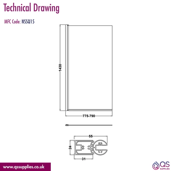 Technical drawing QS-V113343 / NSSQ15