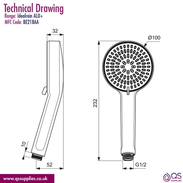 Technical drawing QS-V113769 / BE218AA