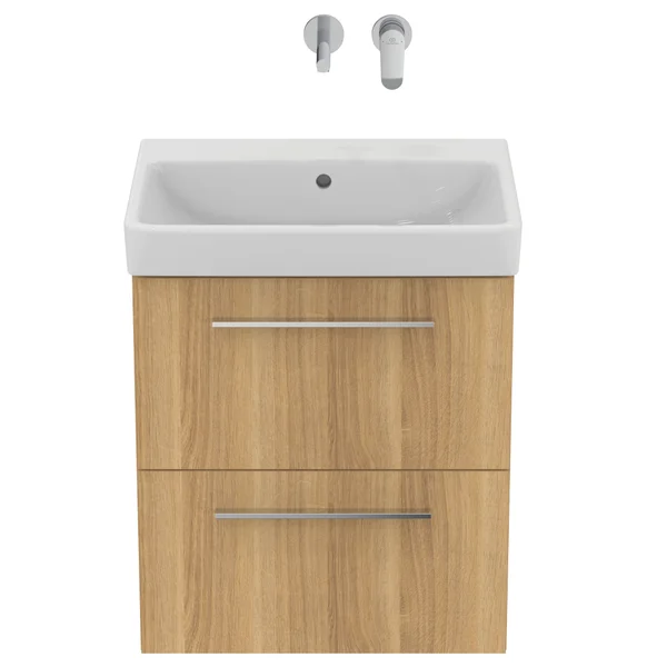 Alternate image of Ideal Standard I.Life-A Contemporary Wall Mounted Vanity Unit - 2 Drawer - 580 x 440mm