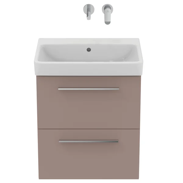 Alternate image of Ideal Standard I.Life-A Contemporary Wall Mounted Vanity Unit - 2 Drawer - 580 x 440mm