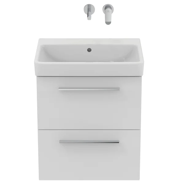 Ideal Standard I.Life-A Contemporary Wall Mounted Vanity Unit - 2 Drawer - 580 x 440mm