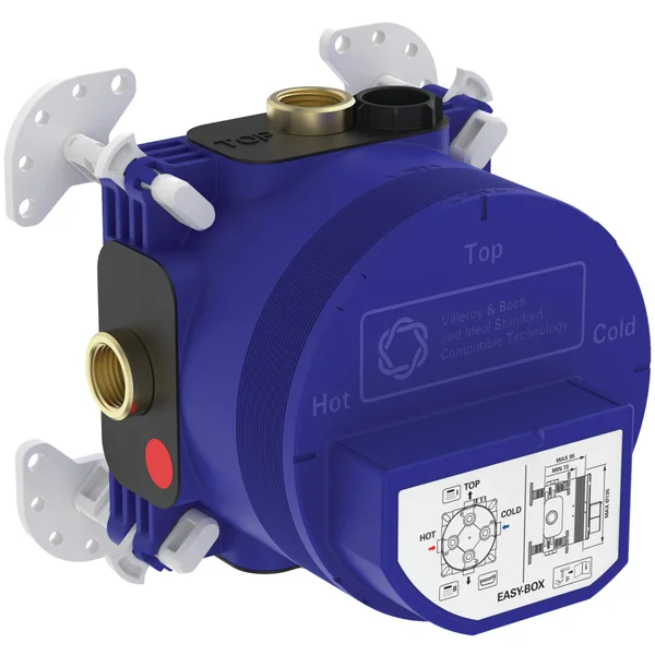Alternate image of Ideal Standard Ceratherm Navigo Thermostatic Built-In Square Concealed Shower Set